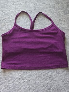 Beyond Yoga Magenta Cropped Tank Top Size XL